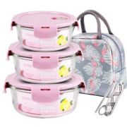 创得 玻璃保鲜盒 400ml  券后6.9元