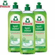 小编实测好用！Frosch 菲洛施 柠檬浓缩洗洁精 750mlx3瓶