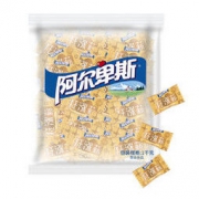 阿尔卑斯焦香源味牛奶硬糖单粒包装袋装1kg（约250颗) *2件