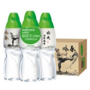屈臣氏（Watsons）饮用水（蒸馏制法）400ml*15瓶 整箱 京东定制文化初心诗词瓶 *3件