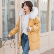 【哥恋】网红韩版中长款羽绒服