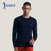 美国 GOLF 100%精纺羊毛 男士圆领针织衫