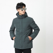 意邦伦 中老年男士加厚连帽羽绒服