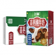 兰雀 全脂高钙纯牛奶 200ml*24盒 *3件