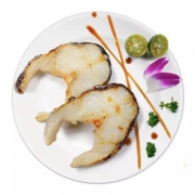 蓝雪 冷冻挪威北极鳕鱼扒(钩钓）400g 3-7块