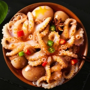 ￥39 即食八爪鱼海鲜罐头