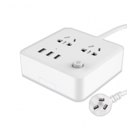 鼎能 USB魔方插排 魔盒版 2插位+3USB 1.5米 19.9元包邮（需用券）