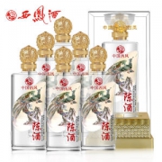 中国四大名酒之一 西凤酒 品鉴级陈旧 52度 浓香型白酒 500ml*6瓶