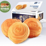 22点开始：三只松鼠 手撕面包1kg/箱*2件