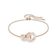 SWAROVSKI 施华洛世奇 HOLLOW 幸运滚珠手链 金色 *3件