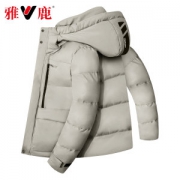 雅鹿 新款中长款加厚棉服