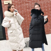 樵 中长款加厚面包棉服
