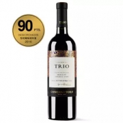 Concha y Toro 干露 三重奏美乐/卡曼纳/西拉珍藏干红葡萄酒 750ml *3件 112元（双重优惠）