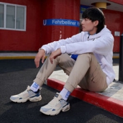 361° 671936785 男子复古休闲鞋