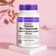 加拿大进口 Preferred Nutrition黑玛卡人参肾保片 90粒 提高精力