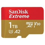 SanDisk Extreme microSD UHS-I 卡，带适配器 仅卡片 1TB