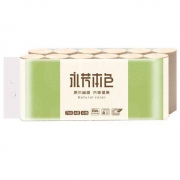 限地区：顺清柔 共享本色卷纸巾 700g/12卷4层*2件