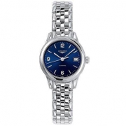 10点：Longines 浪琴 瑞士手表 军旗系列机械女表L4.274.4.96.6
