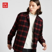 UNIQLO 优衣库 426300 男士法兰绒开领衬衫(长袖)