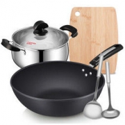 COOKER KING 炊大皇 炒锅 锅具套装 铲勺5件套