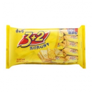 康师傅 3+2苏打夹心饼干 500g*4件