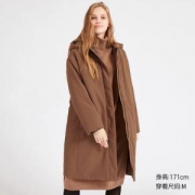 6日0点：UNIQLO 优衣库 420215 女装高性能复合茧形大衣（复合填充羽绒）