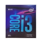 intel 英特尔 Core 酷睿 i3-9100F 盒装CPU处理器