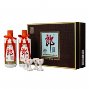 郎牌郎酒礼盒500mL*2瓶 53度酱香型白酒婚宴年夜饭酒 285元