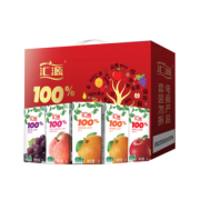 限地区：汇源 果汁 100%果汁饮料 混合口味 1L*5盒 34.9元（需用券）