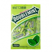 DOUBLEMINT 绿箭 原味薄荷味口香糖 100片 300g