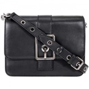 Rebecca MINKOFF Hook Up 女式小号黑色皮革单肩包 HSP7GHUX24-001