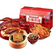 PLUS会员：百草味 五福名卤礼盒1380g