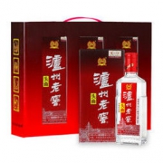 泸州老窖52度头曲浓香型白酒小酒版礼盒165ml*3瓶 三瓶装礼盒 *2件