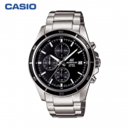 16点：卡西欧（CASIO） 经典三盘六指针商务男表石英表 EFR-526D-1A