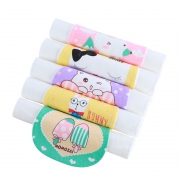 儿童吸汗纯棉大童垫汉巾隔汗巾幼儿园小孩垫背隔汗毛巾加大号背巾 6.8元