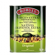 京东PLUS会员：BORGES 伯爵 特级初榨橄榄油 铁桶装 1L  *2件 +凑单品 90.4元（双重优惠）