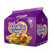 10点开始：统一 方便面 老坛酸菜牛肉味面 五连包