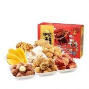 16点开始：来伊份 坚果肉类年货大礼包  福气冲天礼盒 1130g *3件