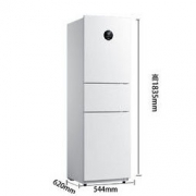 美的（midea）BCD-230WTPZM(E) 230升三门无霜大眼萌冰箱智能操控变频无霜 节能静音一级能效家用电冰箱