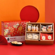 山东老字号  秋香 幸福中国年 中式糕点礼盒 1050g
