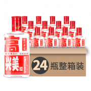 泸州老窖 高兴美酒 43度浓香小酒100ml*24瓶