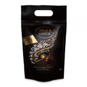 中亚Prime会员： Lindt 瑞士莲 Lindor 系列软心巧克力球 特浓黑巧克力 70% 81粒 1kg装 *2件