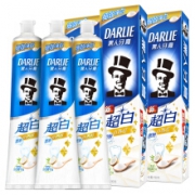 黑人(DARLIE)超白密泡 小苏打牙膏 190g*3(共570g)