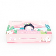 全棉时代 纯棉一次性洗脸巾 干湿两用 20*20cm 80抽*1盒*18件