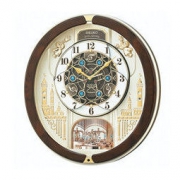 SEIKO 精工 RE579B 光感电波音乐挂钟