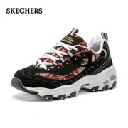 Skechers斯凯奇中国风刺绣提花厚底老爹鞋熊猫鞋女士运动鞋13091