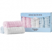 FulCotton 棉柔世家 纯棉口水巾 6条/礼盒装 *4件 116元包邮（合29元/件）