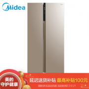 13日10点： Midea 美的 BCD-655WKPZM(E) 对开门冰箱 655升