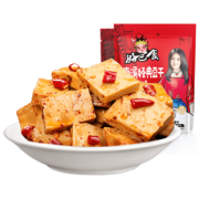 14.8元包邮！好巴食 麻辣豆腐干 40包 需用5元优惠券，解馋零食