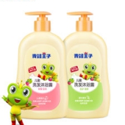 青蛙王子 儿童二合一洗发沐浴露 480ml*2瓶 无硅油